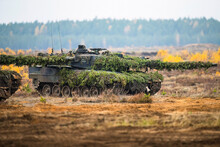 2022-10-29 Pabrade Lithuania Main Battle Tank Leopard 2 A6 Version By The German Armed Forces