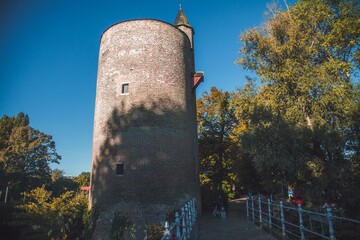 Gunpowder Tower in the town of Bruges, Belgium