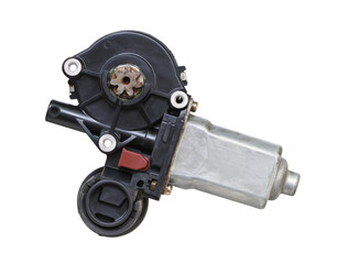 Wall Mural - power window motor (with clipping path) isolated on white background