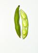 © Jennifer Causey - fava bean isolated on white
