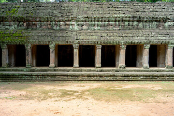 Wall Mural - Terrace of a 12th-century Buddhist temple