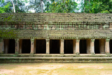 Wall Mural - Terrace of a 12th-century Buddhist temple