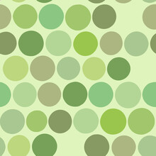 Many Shades Of Green, Sage Green, Lime Green, Polka Dots Seamless Modern Repeating Background Tile, For Instagram Background, Event Invitation, Website, Baby Shower, Or Cards