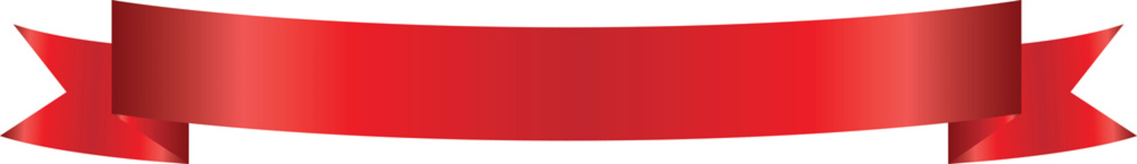 red ribbon label tag illustration