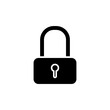 © waniperih - padlock ,icon,symbol,vector,template, flat,black