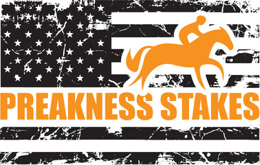 Preakness Stakes T Shirt Design, Preakness Stakes SVG T Shirt Design