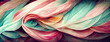 Abstract twirling pastel colors as background wallpaper
