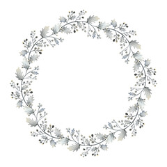 Wall Mural - abstract floral frame watercolor christmas trees, wreaths on white background.