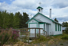 St. Philip's Anglican Church In Teslin,Yukon,Canada,North America
