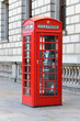 Rote Telefonzellen in der City von London, London, Region London, England, Großbritannien, Europa