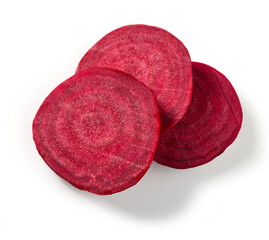 Canvas Print - fresh raw beetroot slices