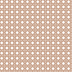 Rattan seamless pattern