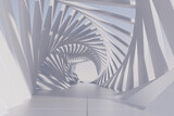 Fototapeta Perspektywa 3d - 3d rendering different tunnel building
