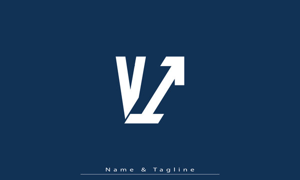 Alphabet letters Initials Monogram logo VI , IV