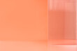 © Dmytro - Abstract background for product presentation made with glass panel on a beige backdrop.