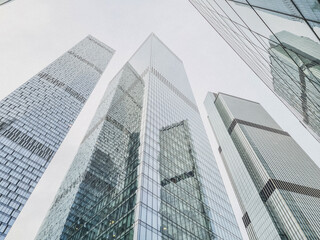 View of skyscrapers in Moscow City