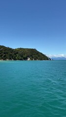 Sticker - Littoral du parc Abel Tasman - Nouvelle Zélande  