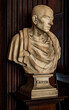 Bust of Cicero in Long Room of Trinity College Old Library in Dublin
