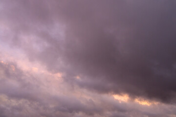 Wall Mural - Evening sky for sky replacement