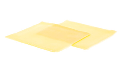 Wall Mural - cheese slices isolated