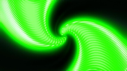 Wall Mural - bright swirling stream in retro style. motion. neon glowing energy flow on black background. moving 