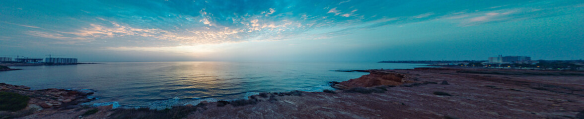 Fototapete - Sunrise Spanish coast 