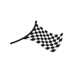 Poster - Race flag logo