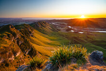 Morning View From Te Mata Peak, Hawke's Bay, New Zealand