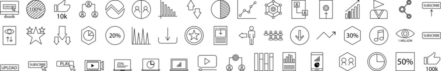Poster - Online and web vector design