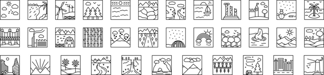 Poster - Nature landscape vector design