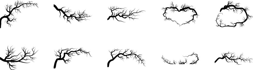 Poster - Tree icon collections vector design