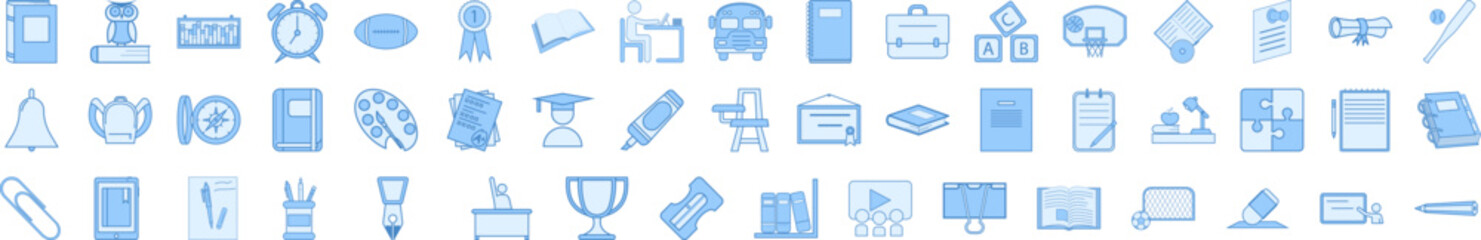 Poster - Education icon collections vector design