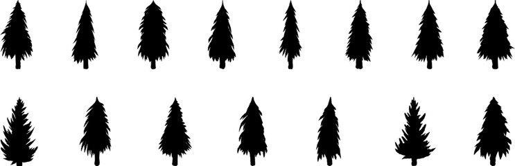 Poster - Pine tree vector design