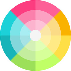 Wall Mural - Color Wheel Icon