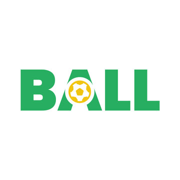 cool ball logo design for football