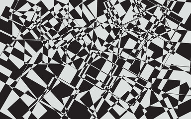 Abstract pattern black and white color