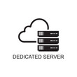 dedicated server icon , database icon