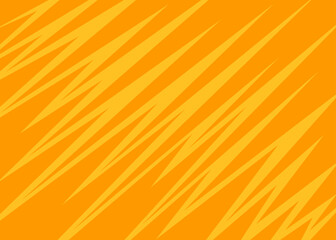 Poster - simple yellow background with diagonal sharp and zigzag line pattern