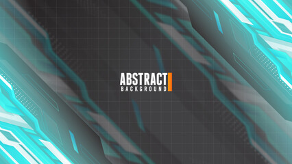 Wall Mural - Futuristic Abstract Gaming Wallpaper Background Vector	
