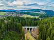 Monastery Viaduct to the southwest of Vimperk, near the settlement of Klášterec in the Czech Republic (Czechia) - Bohemian Forest