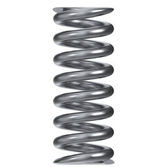 Wall Mural - 3d rendering illustration of an helical compression spring