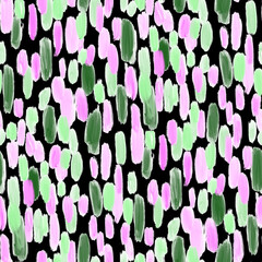 Poster - Creative seamless pattern with beautiful bright abstract elements. Colorful texture for any kind of a design. Graphic abstract background. Contemporary art. Trendy modern style. Oil paint effect.	