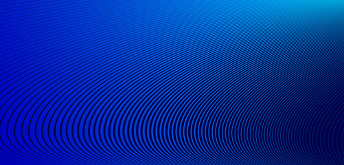 Linear abstract background, vector design 3D lines in perspective, curve and wave lines in motion, smooth and soft backdrop.