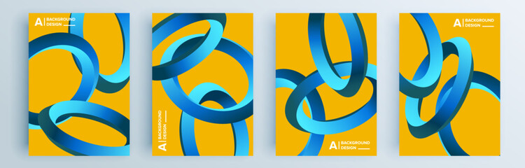 Modern abstract covers set, minimal covers design. Colorful geometric background, vector illustration.