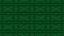 Green Backdrop With An Abstract Pattern.