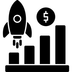 Wall Mural - Growth Hacking Icon