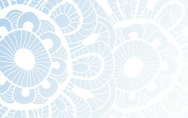 Poster - Bright vibrant effect color floral scribble illustration. Abstract hand drawn flower colorful background.