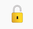 © Sandidwipr - padlock unlock icon design concept