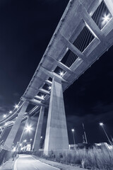 Wall Mural - elevated highway at night