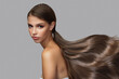 © Alena - wavy long thick hair womens fashion. Hair care